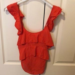 Club monaco silk blouse